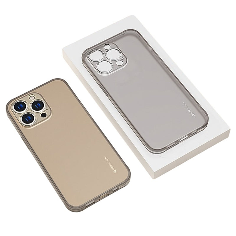 Q.COO Ice Mist Series for iPhone 15 Pro Max TPU Case Matte Phone Protective Cover Q.COO Ice Mist Series for iPhone 15 Pro Max TPU Case Matte Phone Protective Cover